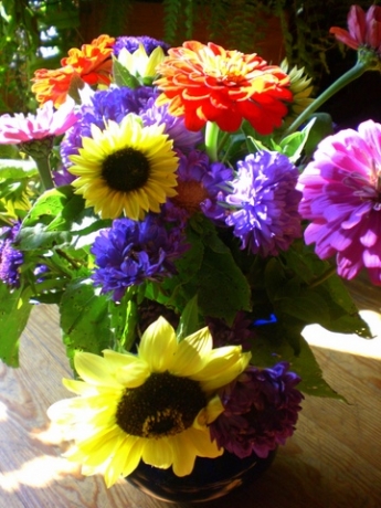 a bouquet of courage