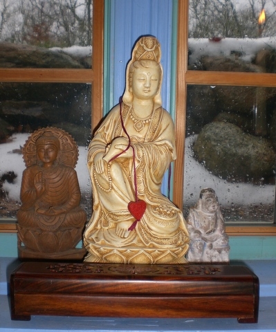 Quan Yin in my Window